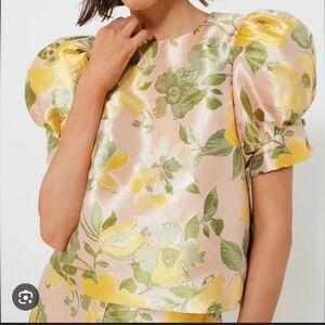 Pomander Place Lotus Jacquard Top XS